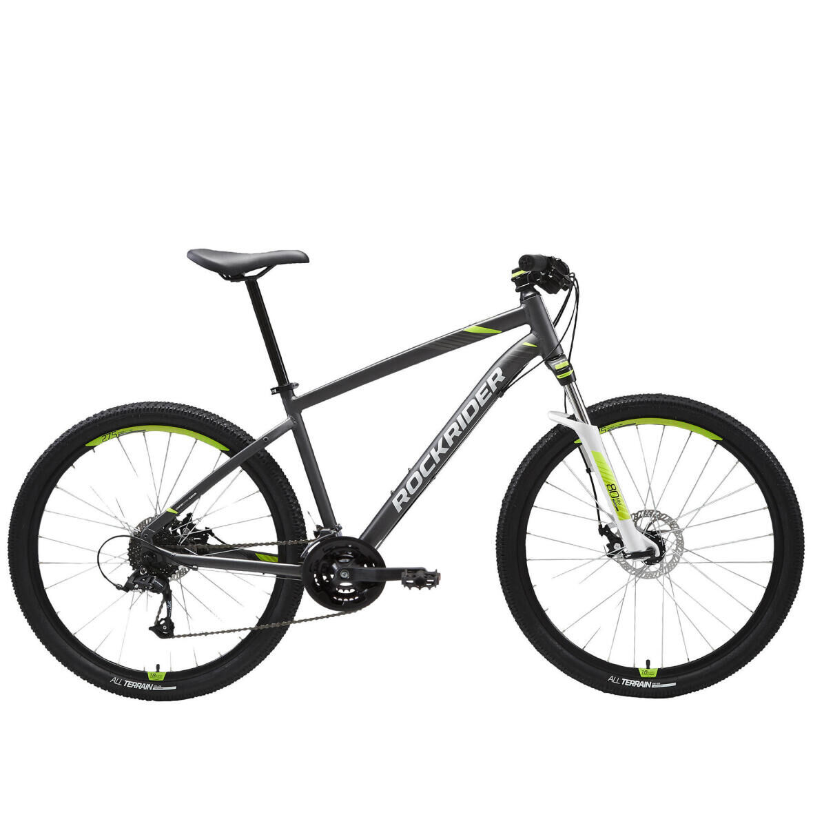 MTB ROCKRIDER st520 V2 SCHWARZ