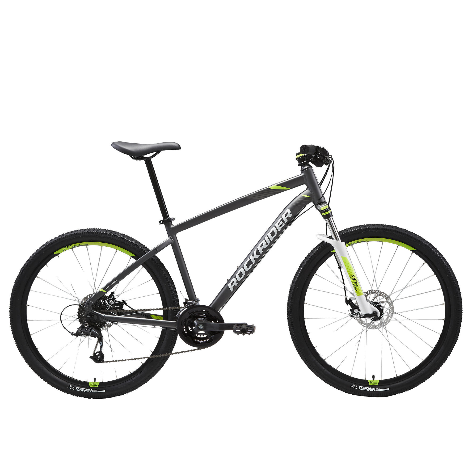 BICICLETA DE MONTAÑA ROCKRIDER ST 120 ALUMINIO MONOPLATO 9V 27,5\