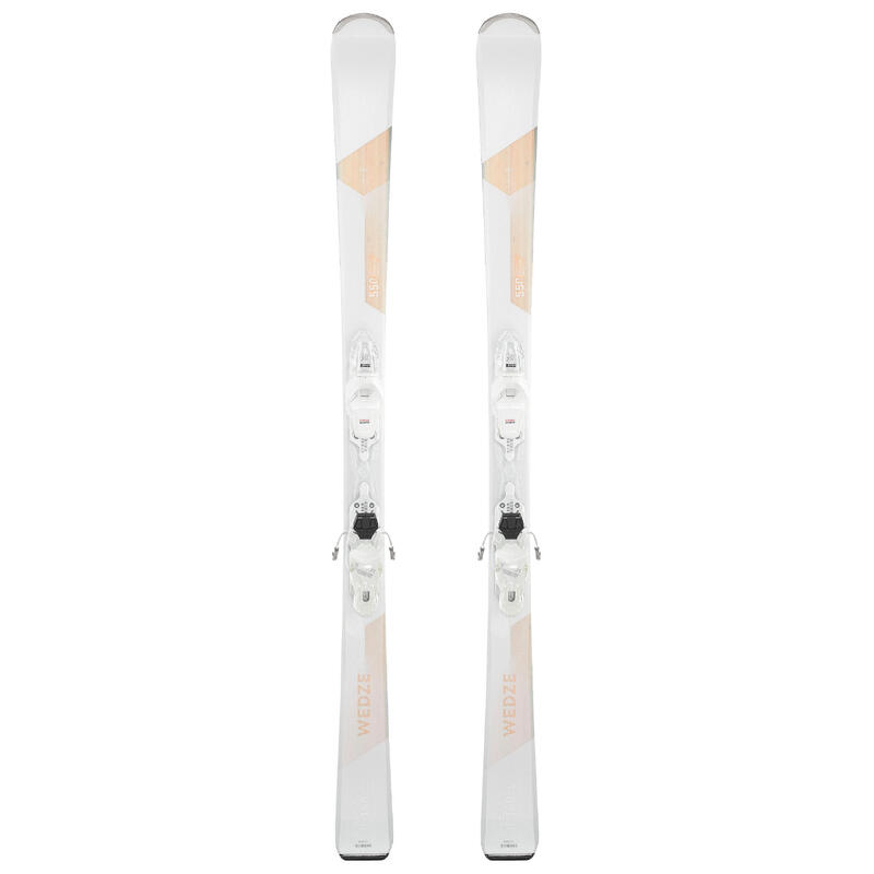 Esquís de Mujer Wedze CROSS 550+ Pista Blanco