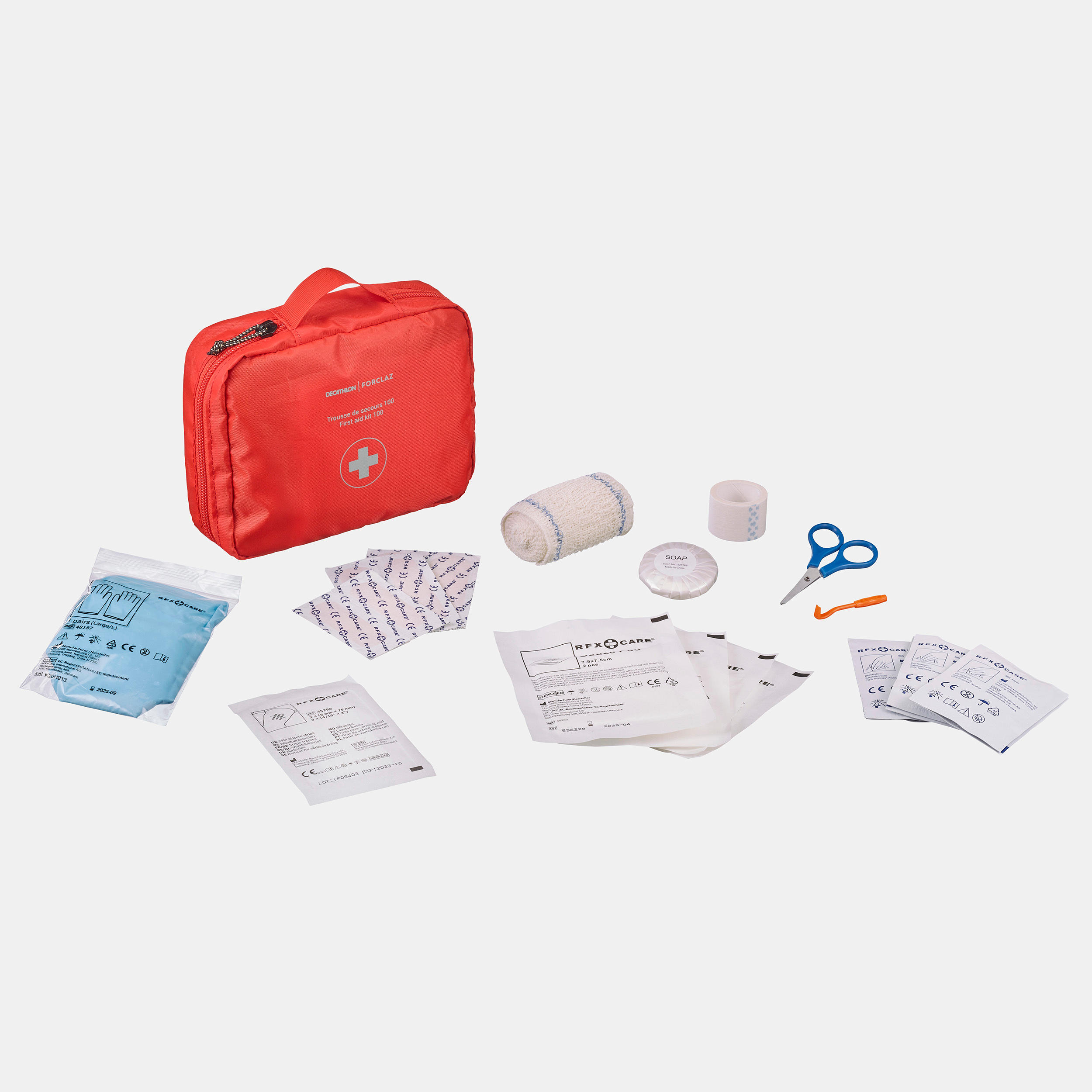 FIRTS AID COMPLETE - TROUSSE DE PREMIERS SECOURS TATONKA 7 JOURS POUR 4  PERSONNES - ROUGE