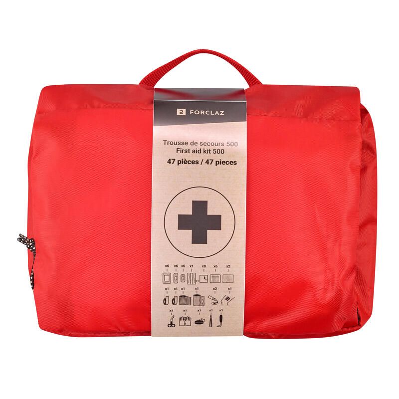 Emergency First Aid Kit 500 UL 47 piece Decathlon