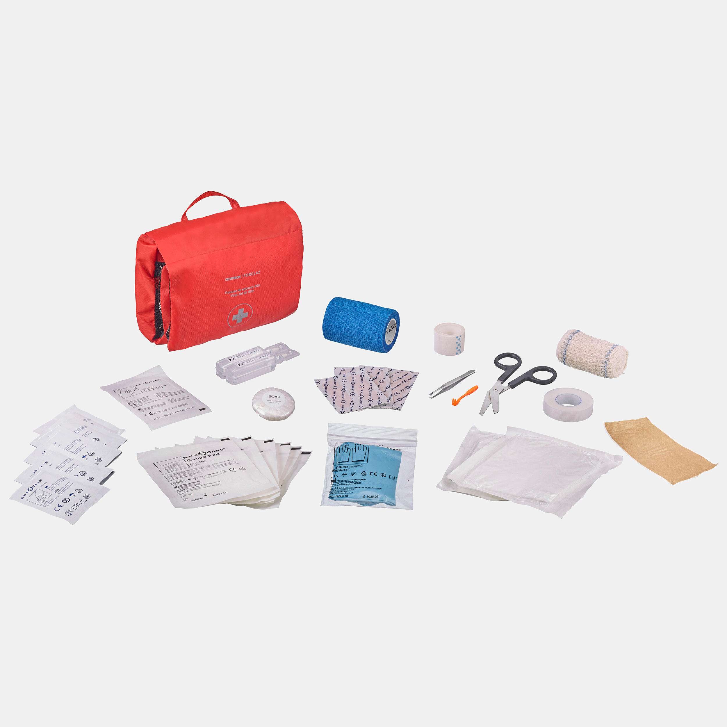 Hiking 47-Piece First Aid Kit - 500 - FORCLAZ
