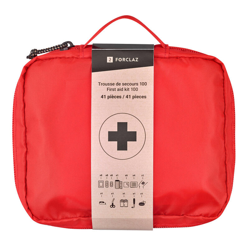 Erste Hilfe Set Outdoor - Fahrrad, Wandern Zubehör - First Aid Kit mit  Zeckenkarte & Signalpfeife nach DIN 13167 : : Drogerie &  Körperpflege