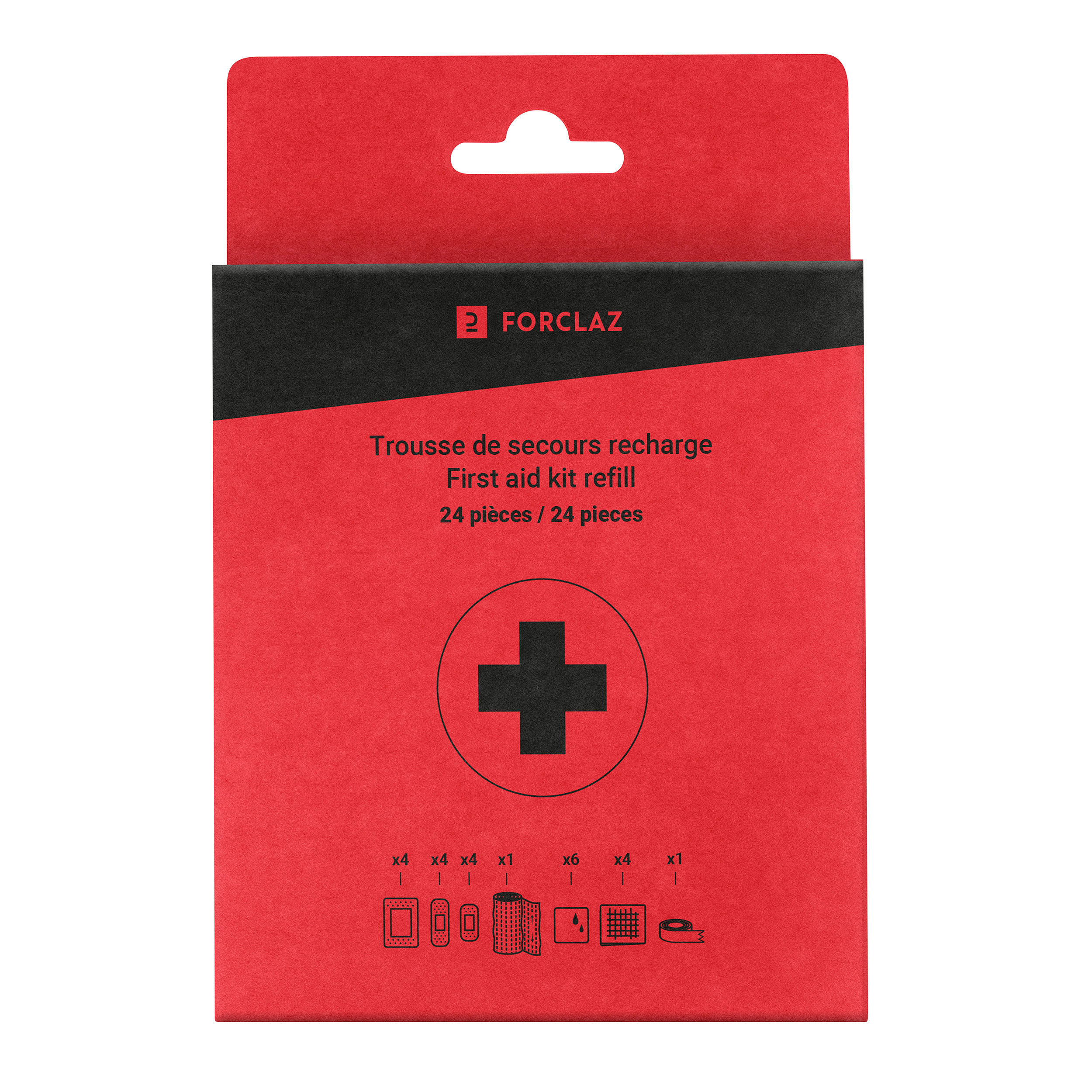 Kit de recharge pour le contenu des trousses de premiers secours
