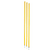 Lot de 3 piquets de slalom d'entrainement jaune rouge