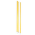 Lot de 3 piquets de slalom d&#039;entrainement jaune rouge