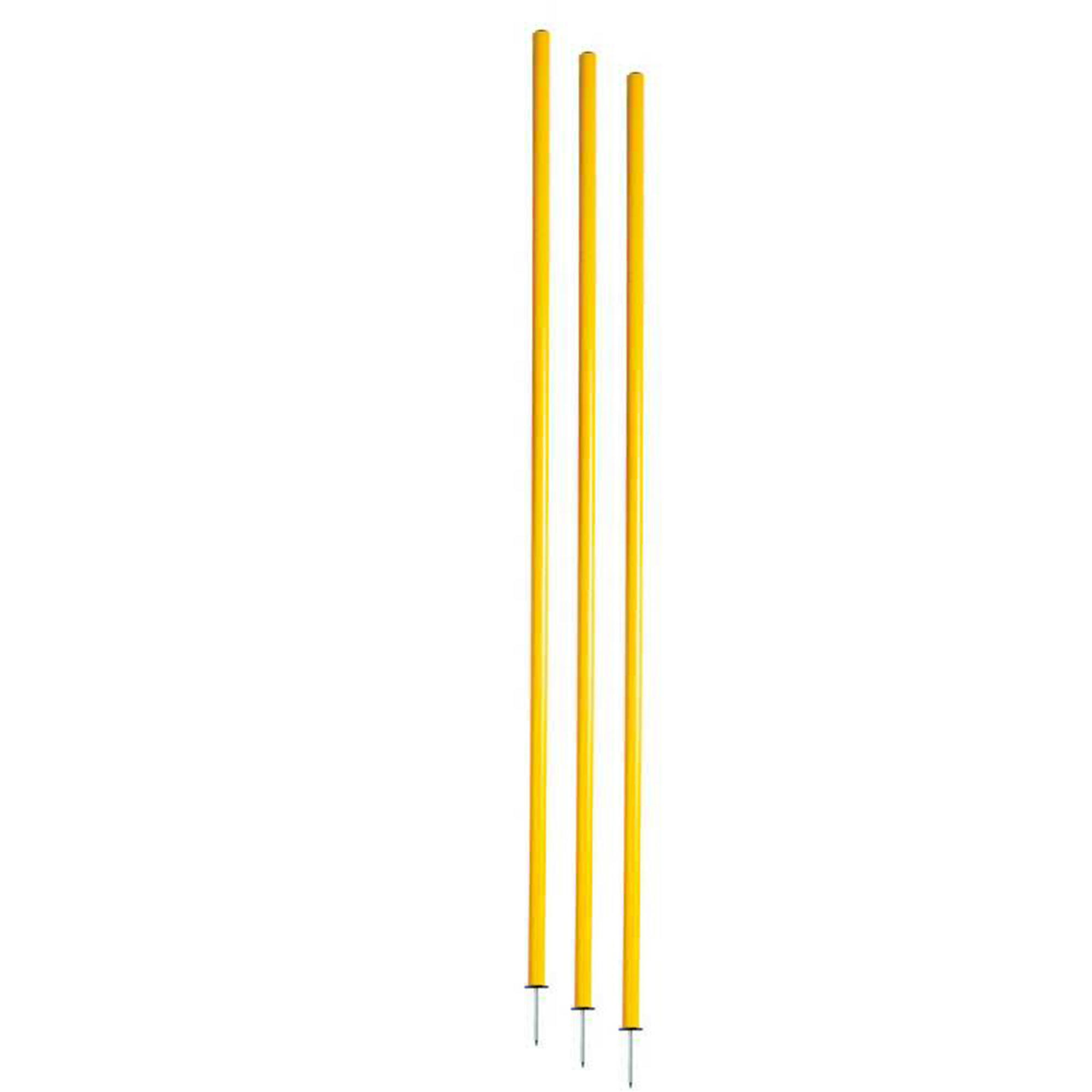 Slalom Training Pack of 3 Poles - Yellow Red 1/1