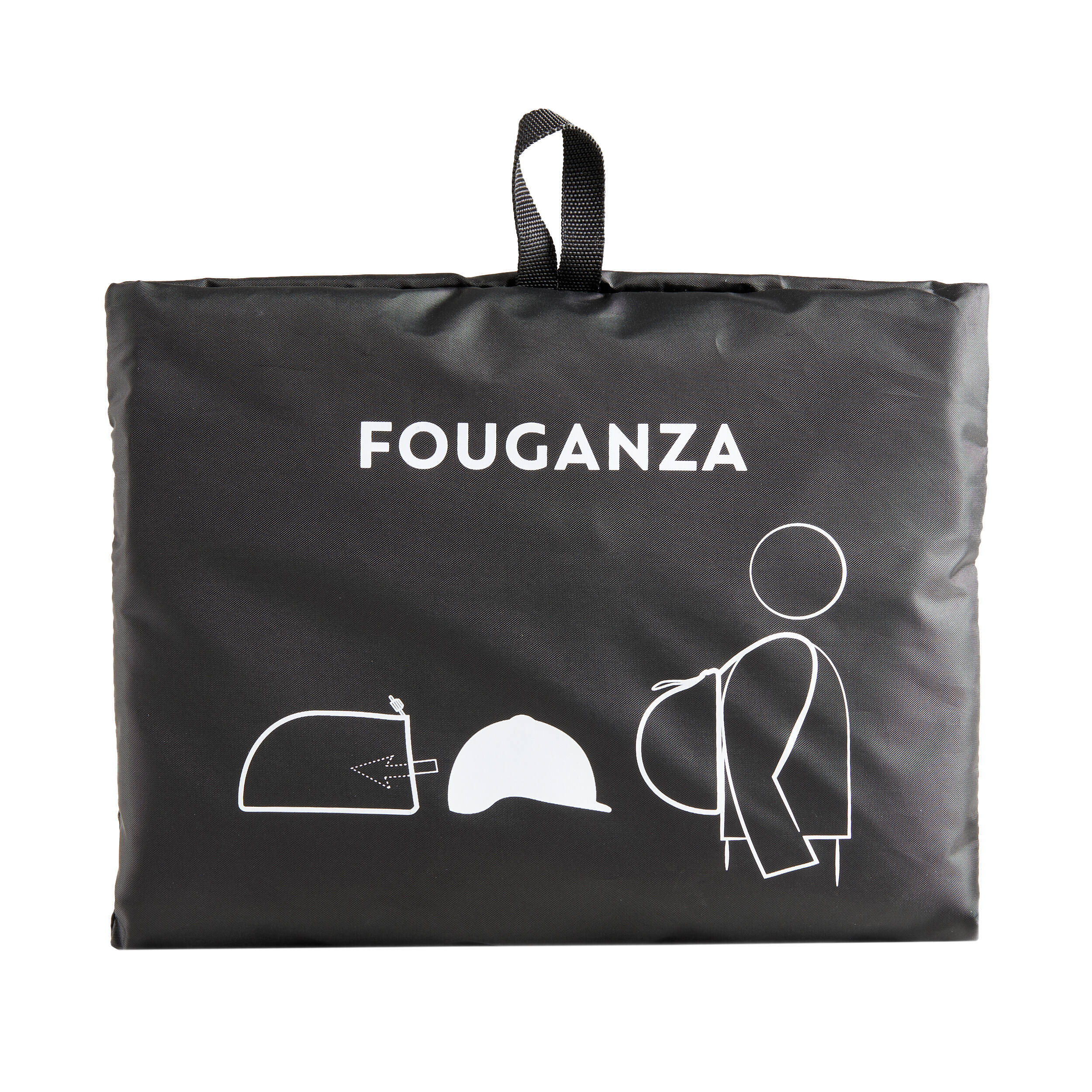 Helmet Bag Foldable Compact - Black -  4