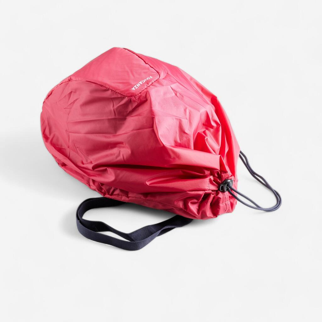Horse riding fold-down helmet bag - pink