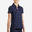 Reit-Poloshirt 140 kurzarm Kinder blau