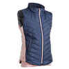 Kids' Sleeveless Horse Riding Padded Jacket 500 - Navy/Pink