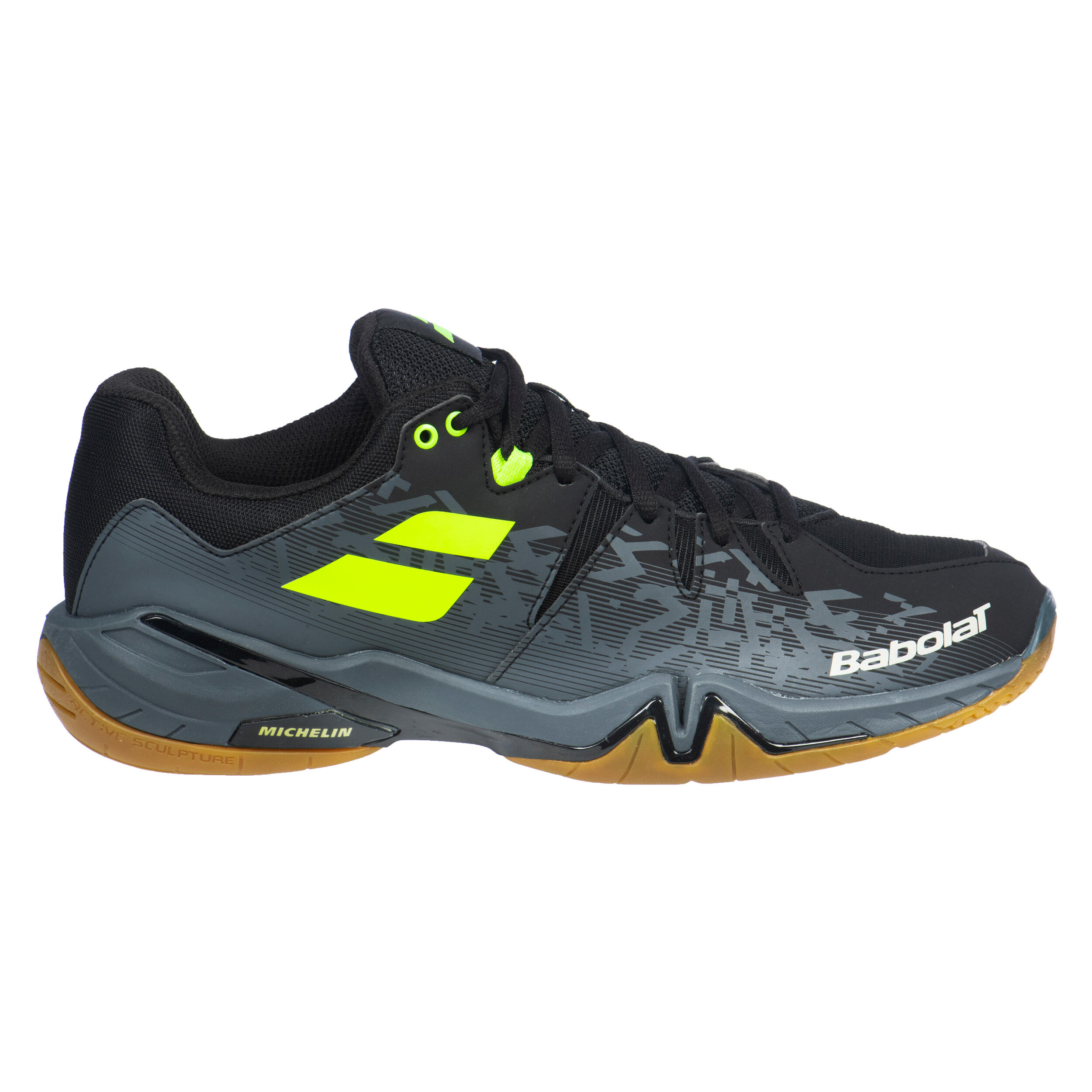Sportschoenen badminton, squash, indoor sporten heren Shadow Spirit zwart |  BABOLAT | Decathlon.nl