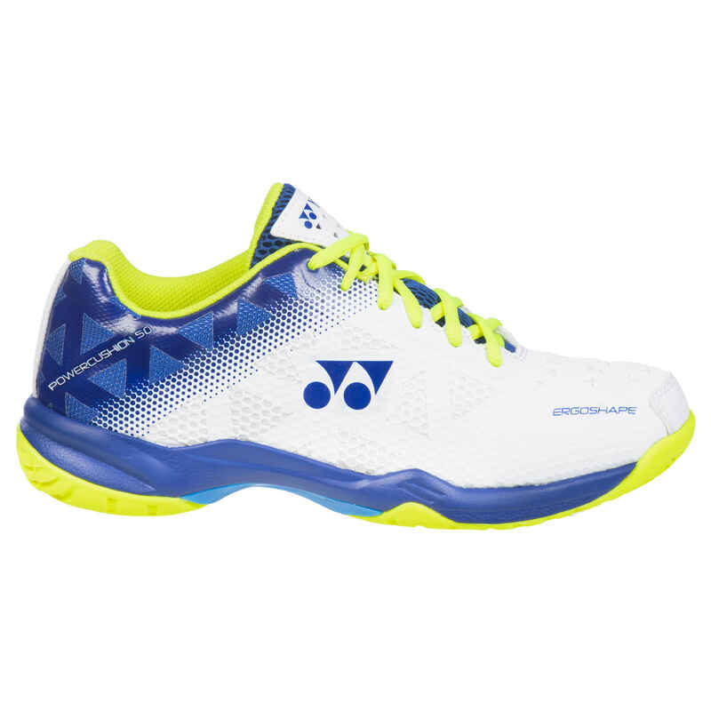 Badminton Squash Indoor Sports Shoes Power Cushion 50 White/Blue