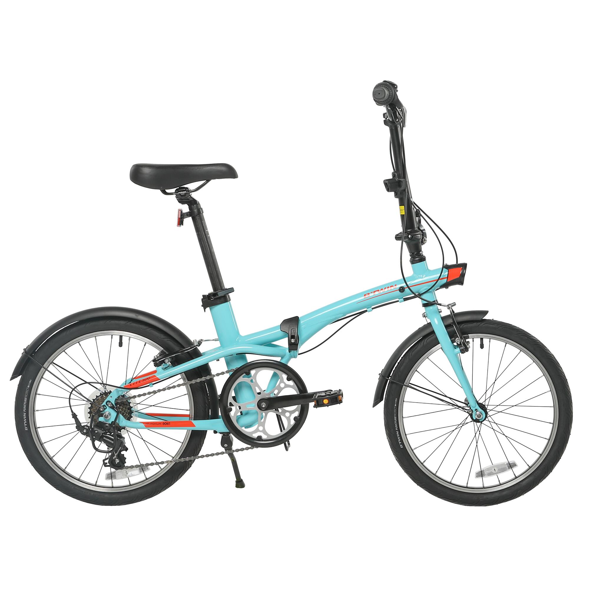 folding bike b twin