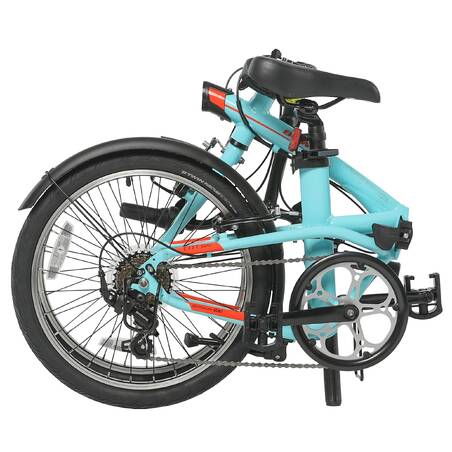 Folding Bike Tilt 500 Light Blue 20 inch