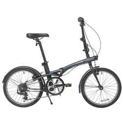 Bicicleta plegable urbana CBC500 rin 20" btwin - azul oscuro