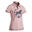 Reit-Poloshirt 100 kurzarm Kinder rosa