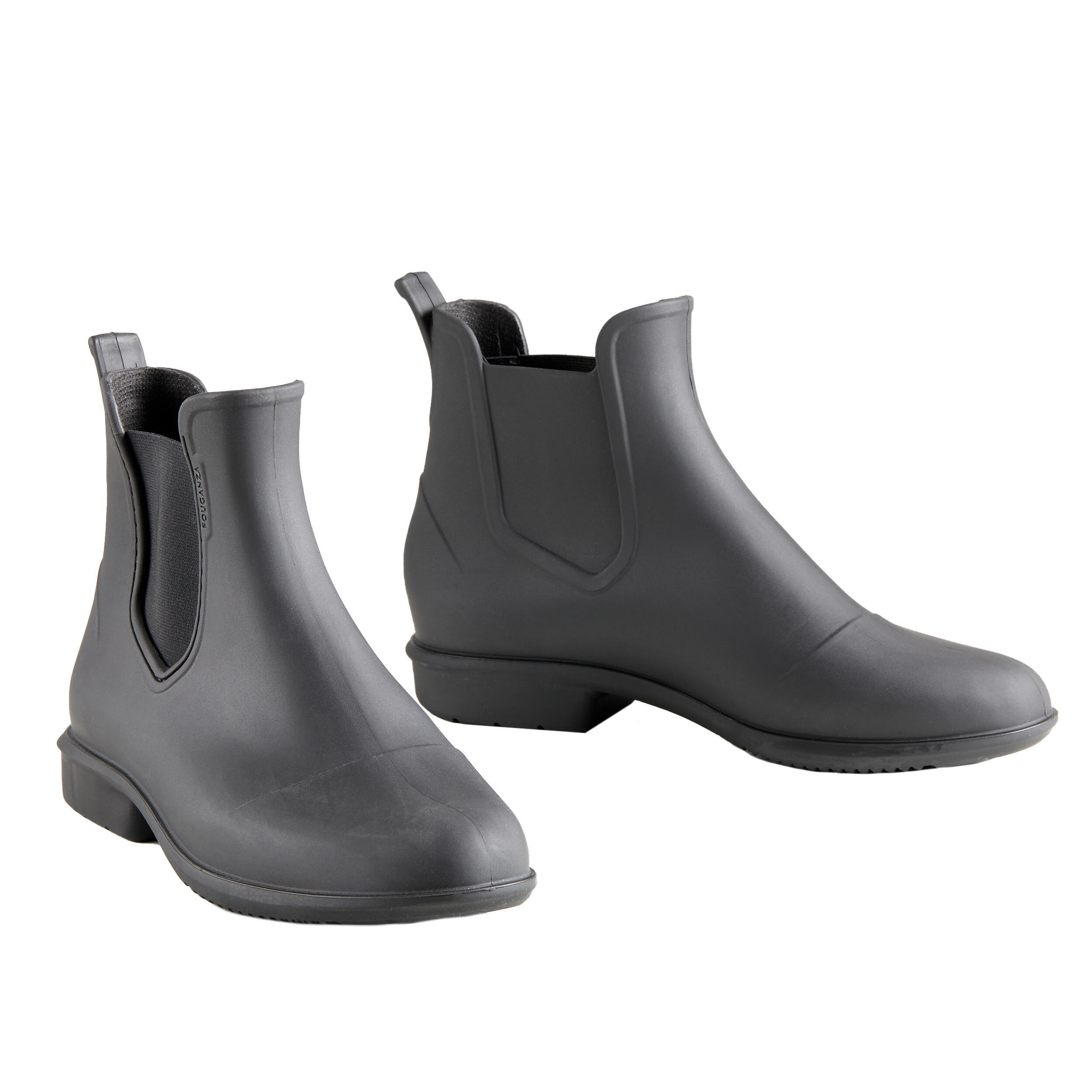 Botines Equitación 100 Adulto Negro 10/17