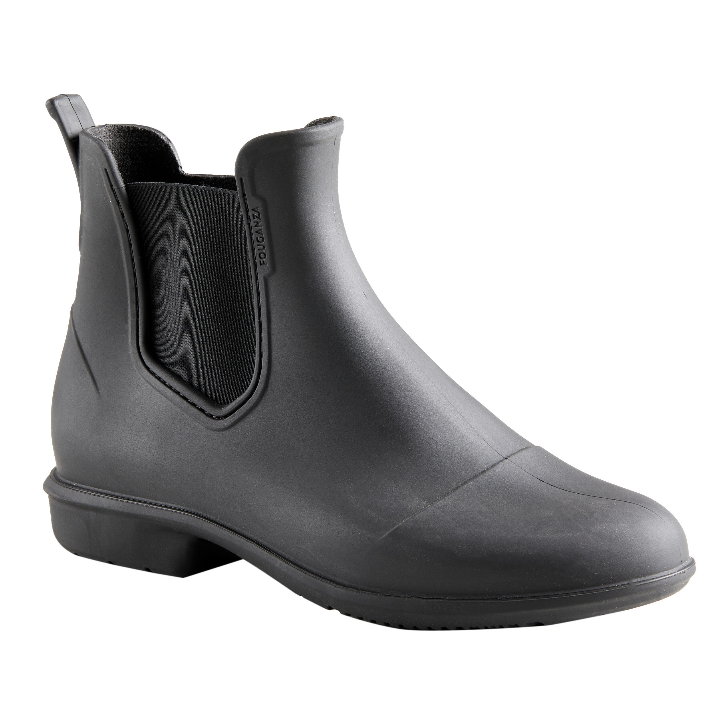 100 Adult Horse Riding Jodhpur Boots - Black FOUGANZA - Decathlon