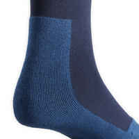 Kids' Horse Riding Socks SKS100 - Navy/Midnight Blue and White Stripes