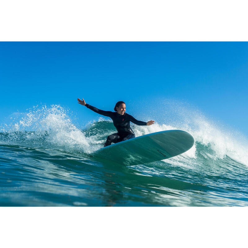 Dameswetsuit voor surfen 900 neopreen 3/2 mm marineblauw