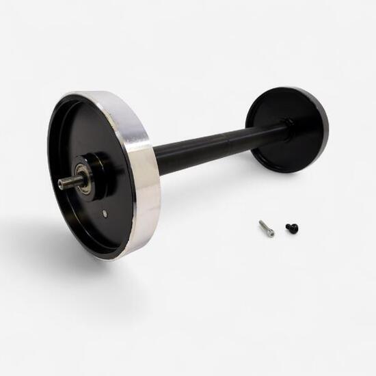 Rolle vorne mit Schwungrad