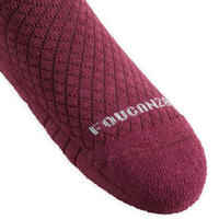 Kids' Horse Riding Socks SKS 500 - Light Pink/Plum Graphic Designs