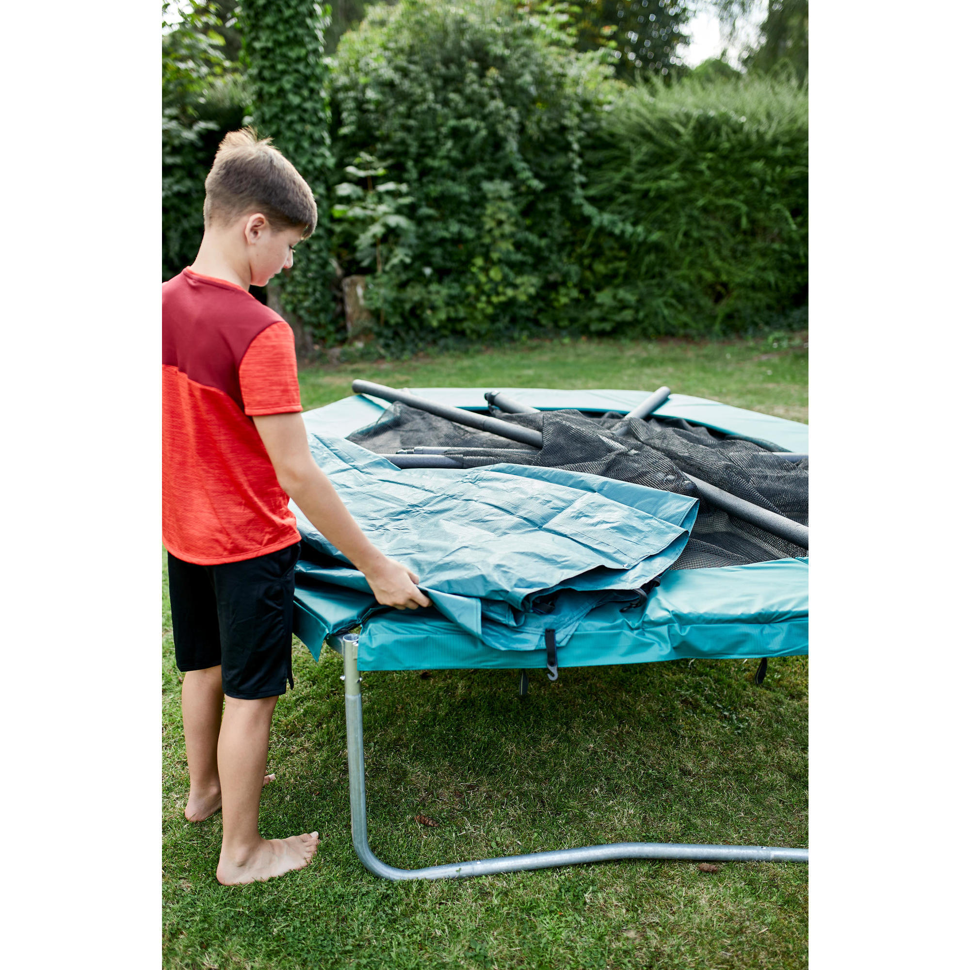 Hexagonal trampoline cover 240