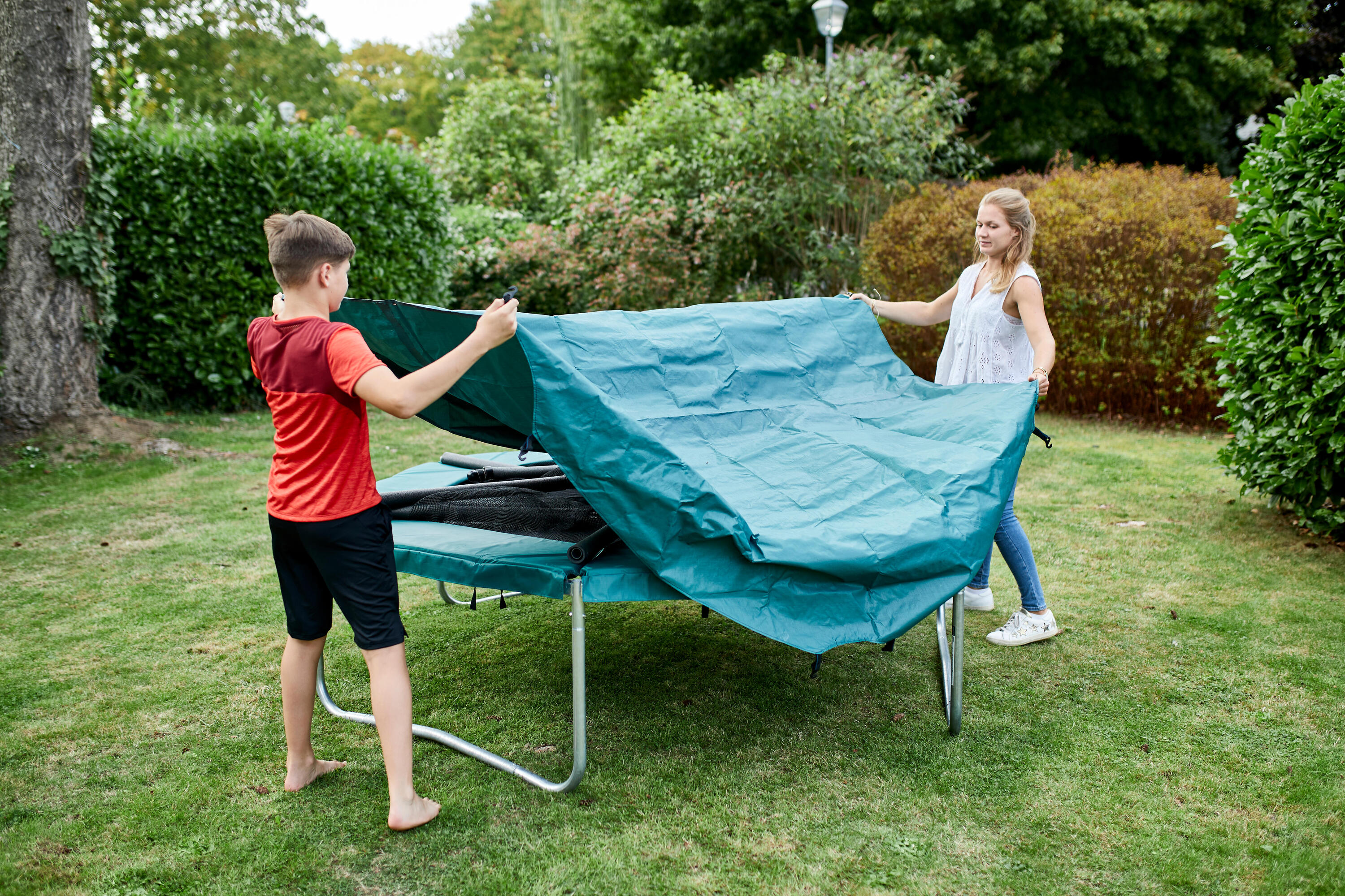 Housse de trampoline enfant - Octogonal 300 3/4