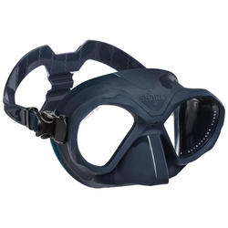 Masque Apnée Freediving SHARK bleu profond