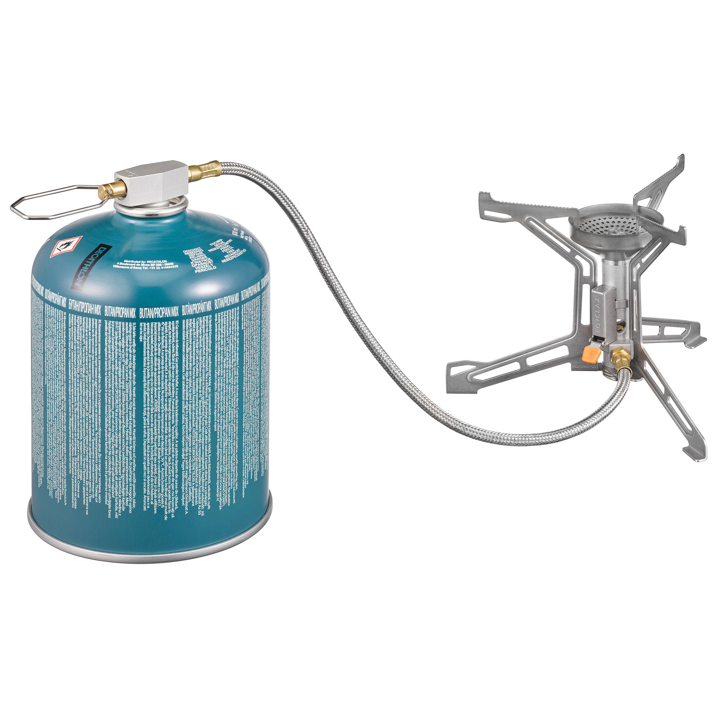 Hornillo de gas 2500W con mechero integrado Forclaz Trek500 2/7
