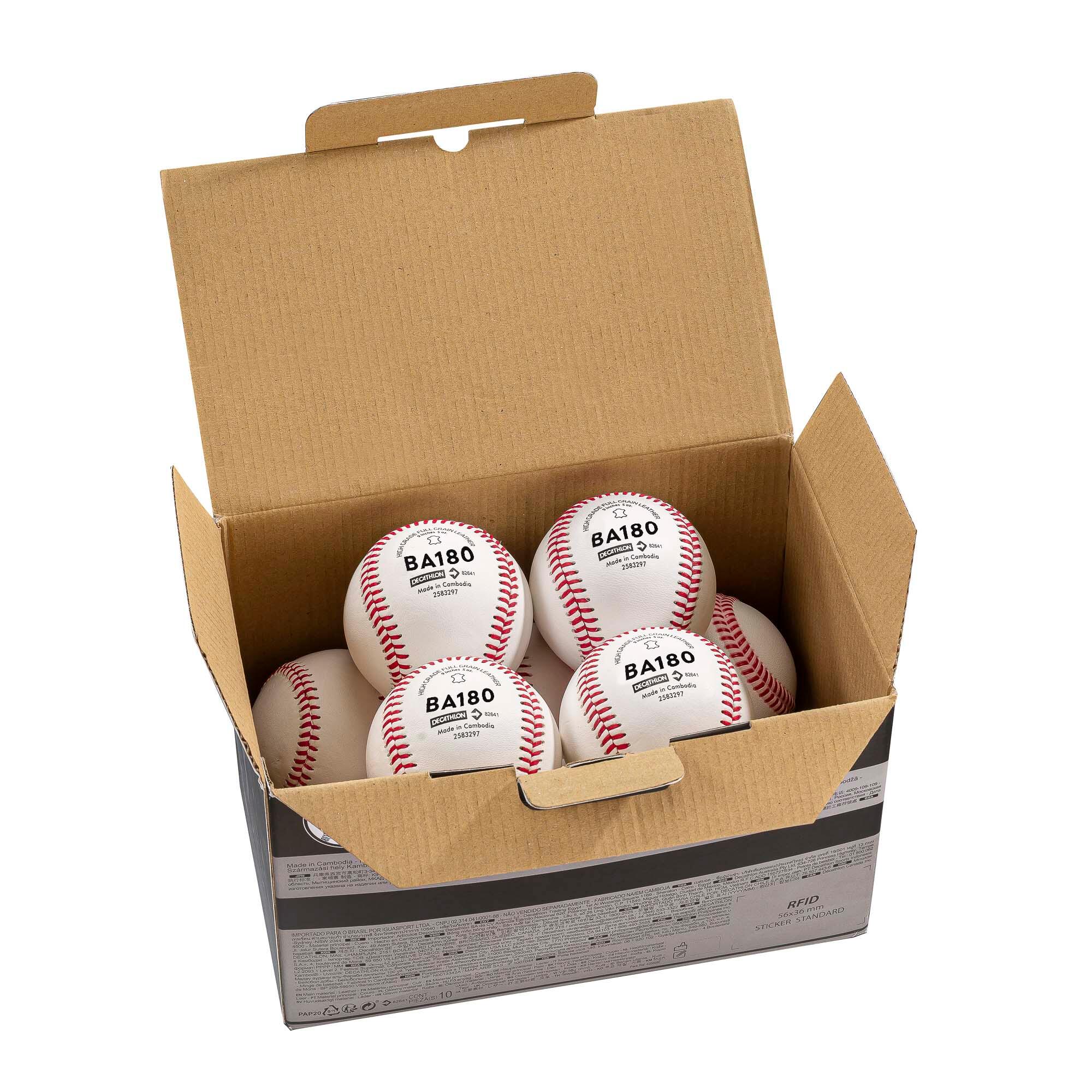 Balle de Baseball BA180 Box - Blanc 2/6