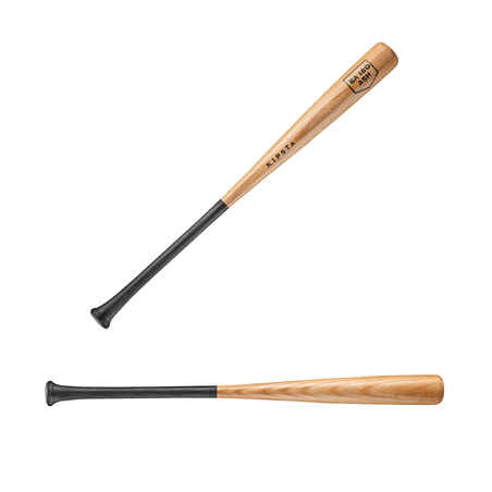 Bate Béisbol madera Kispta BA180 30'' 33'' Naranja Negro