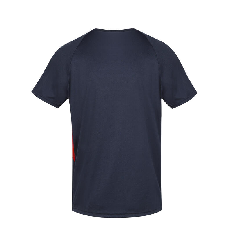 T-shirt manches courtes de rugby entrainement équipe de France adulte bleu