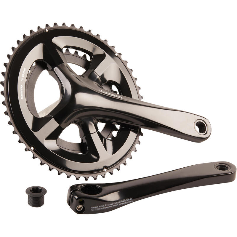 Pedalier Doble Plato 50/34 T Bicicleta Carretera Shimano RS510