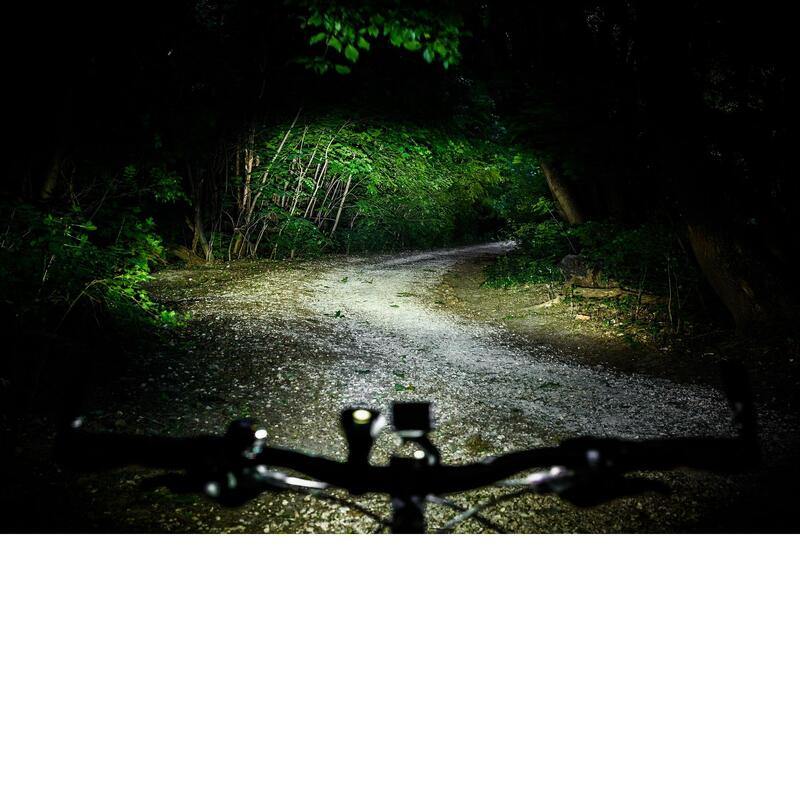 FAHRRADBELEUCHTUNG SET FRONT-/RÜCKLICHT LED 50/25/15 LUX USB