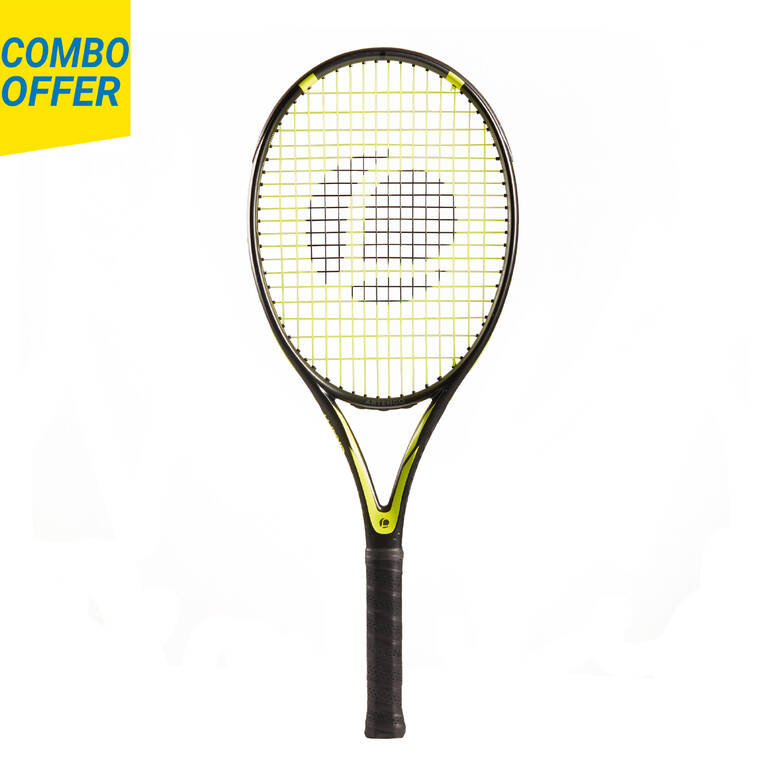 Adult Tennis Racket - TR160 Graph Black