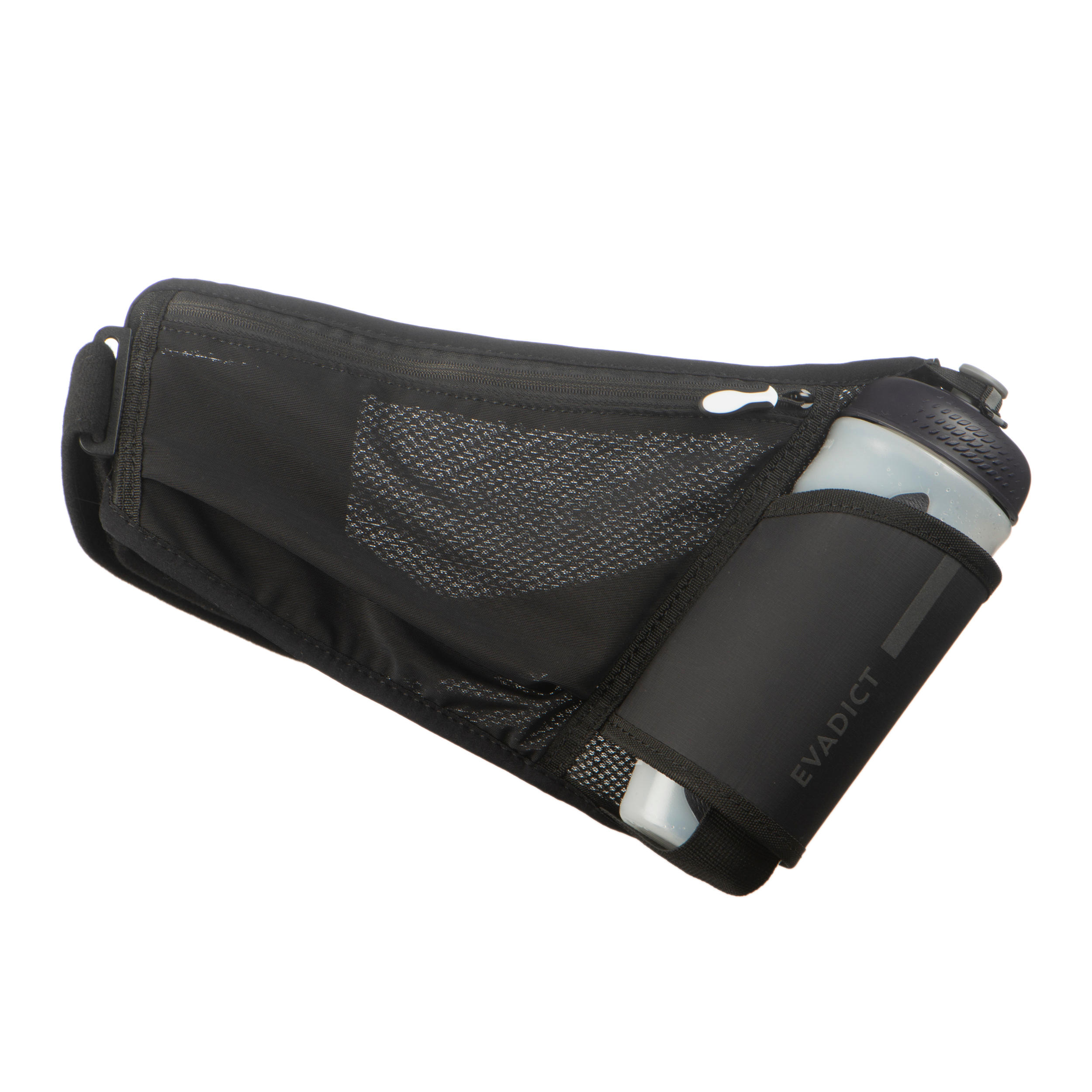 500 mL Bottle Holder Trail Running Belt - Black - EVADICT