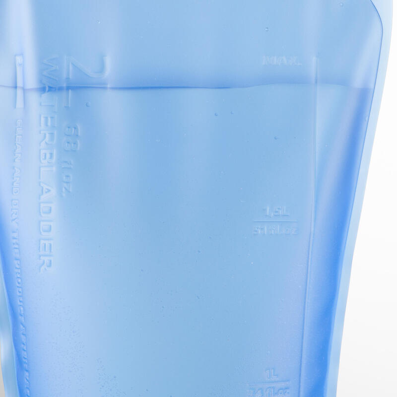 Sacca d'acqua MTB 2L azzurra trasparente