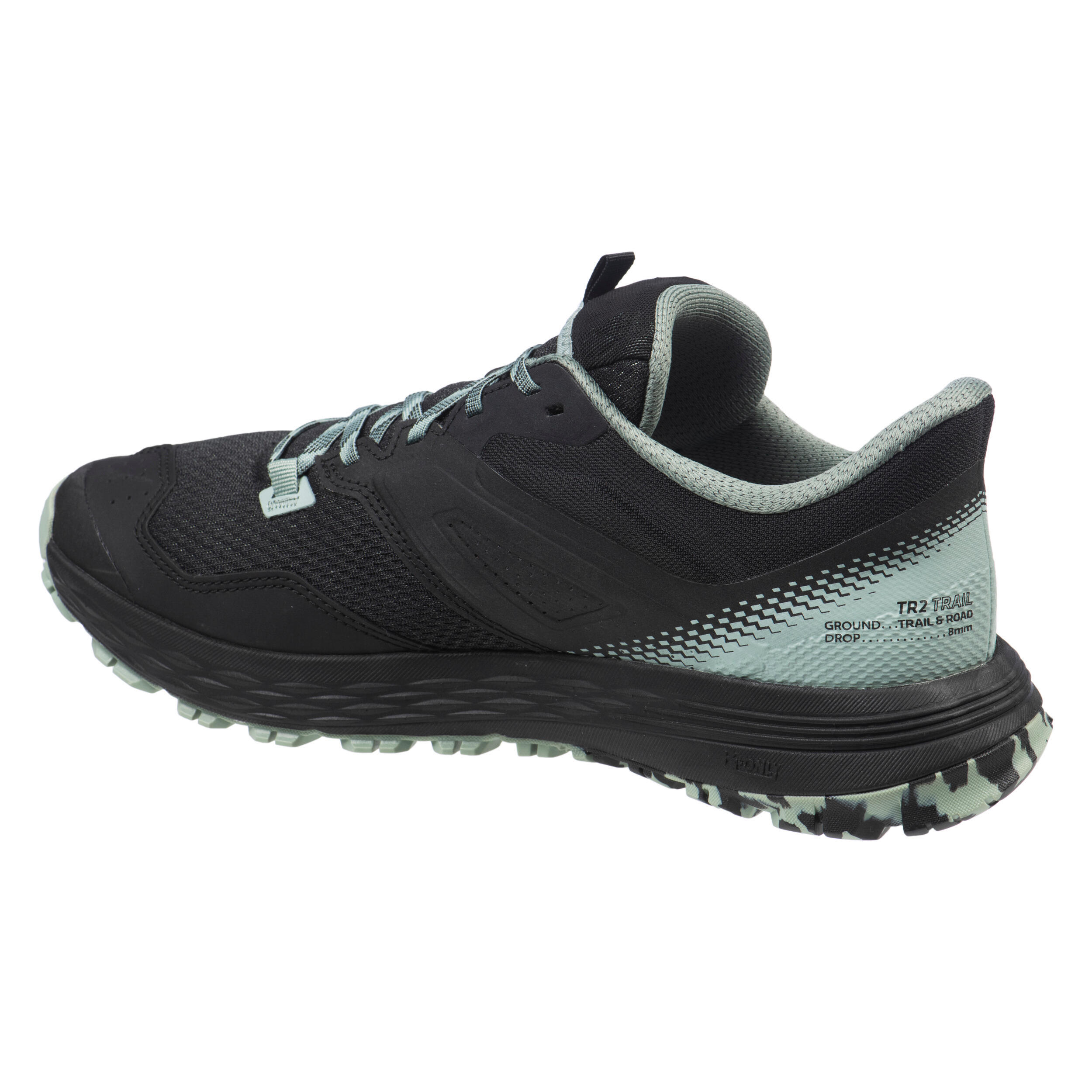 Men's Trail Running Shoes TR2 - black green 3/11