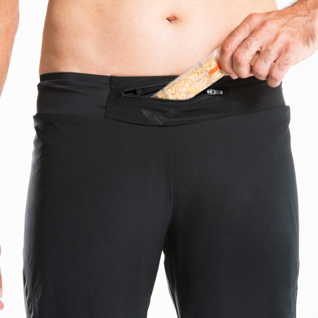 Laufshorts Trail Perf Herren schwarz