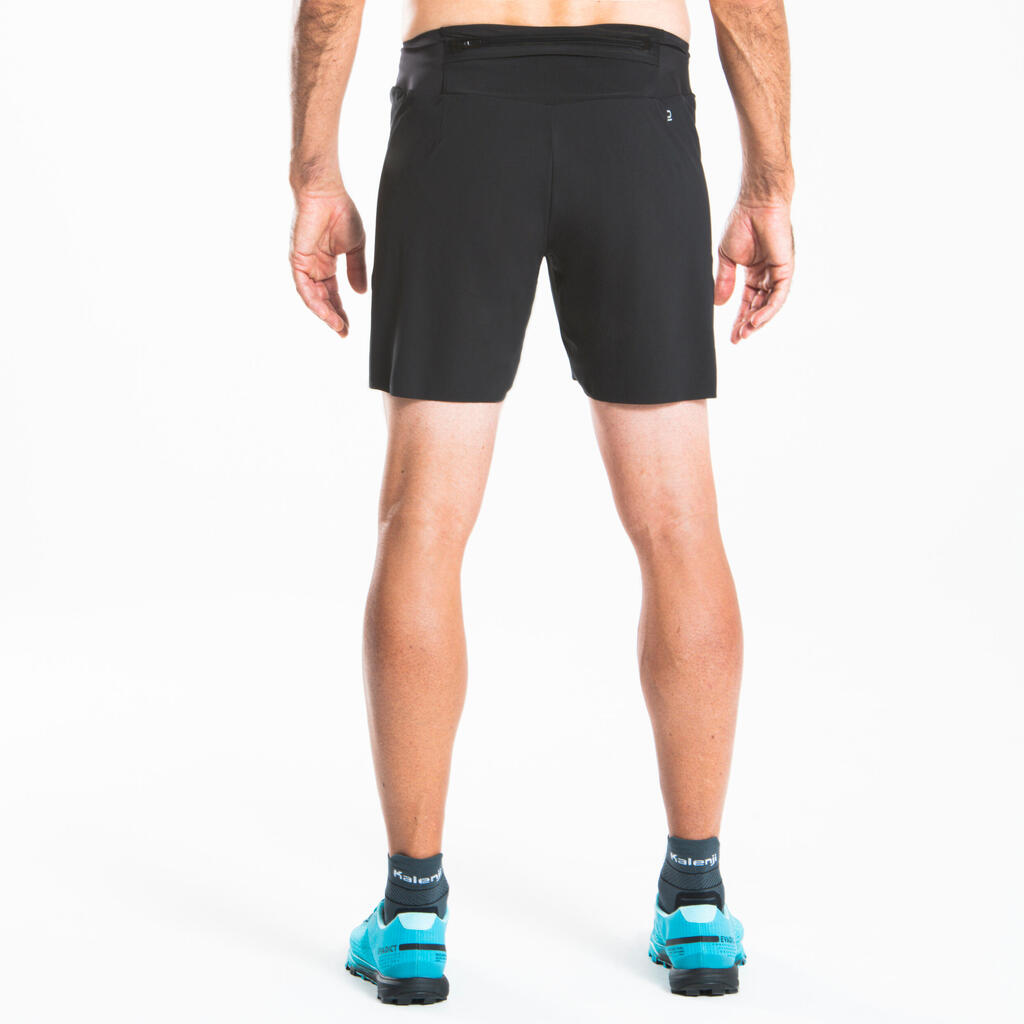 MEN'S PERF TRAIL RUNNING SHORTS - BLACK