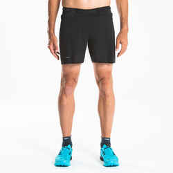 MEN'S LIGHTWEIGHT TRAIL-RUNNING SHORTS - BLACK