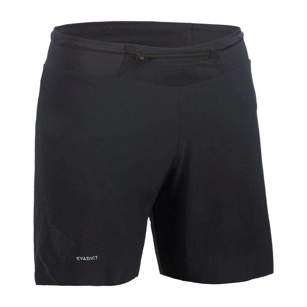 MEN'S PERF TRAIL RUNNING SHORTS - BLACK