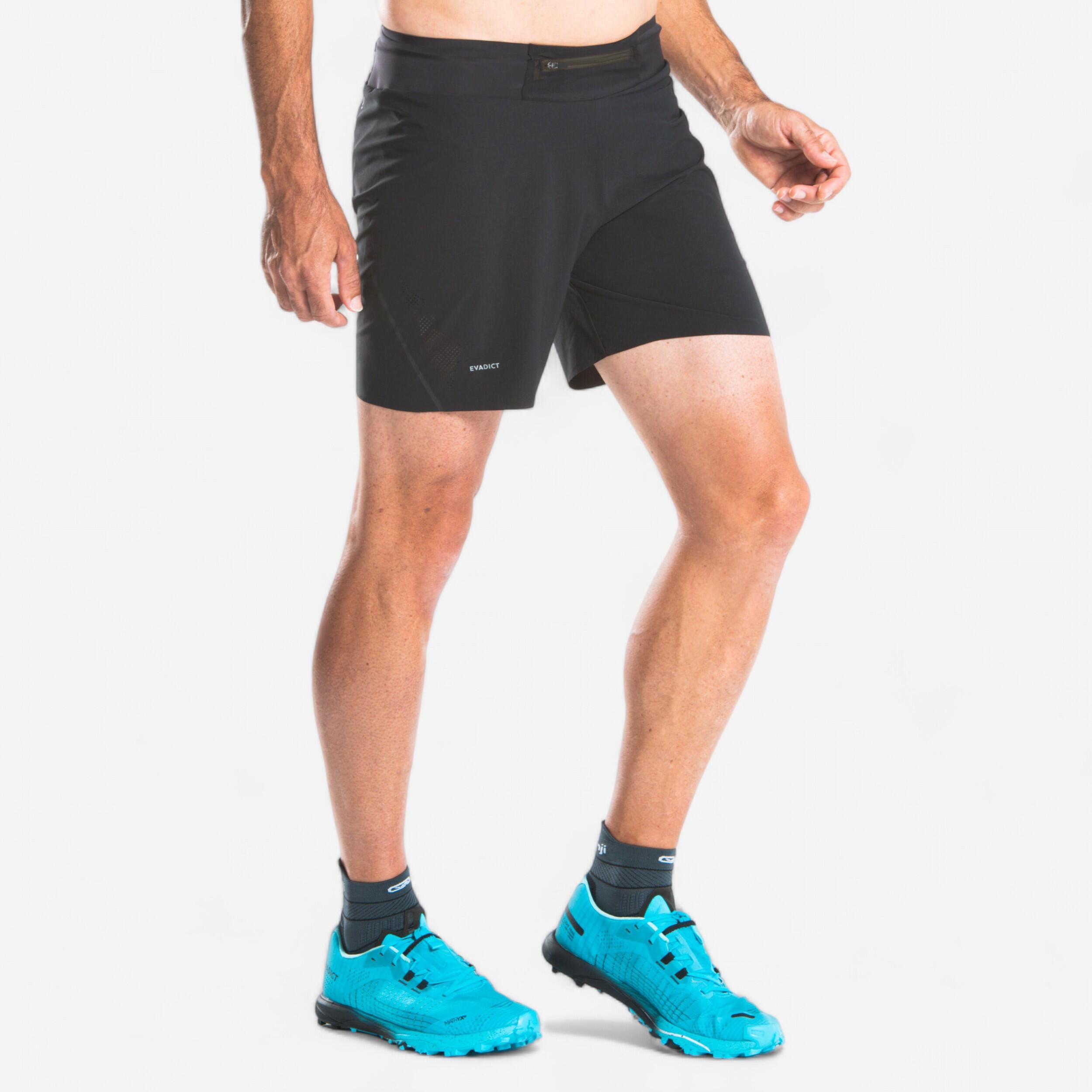 EVADICT Pantalons Curts Cursa Muntanya Cursa a Peu Perf Home Negre
