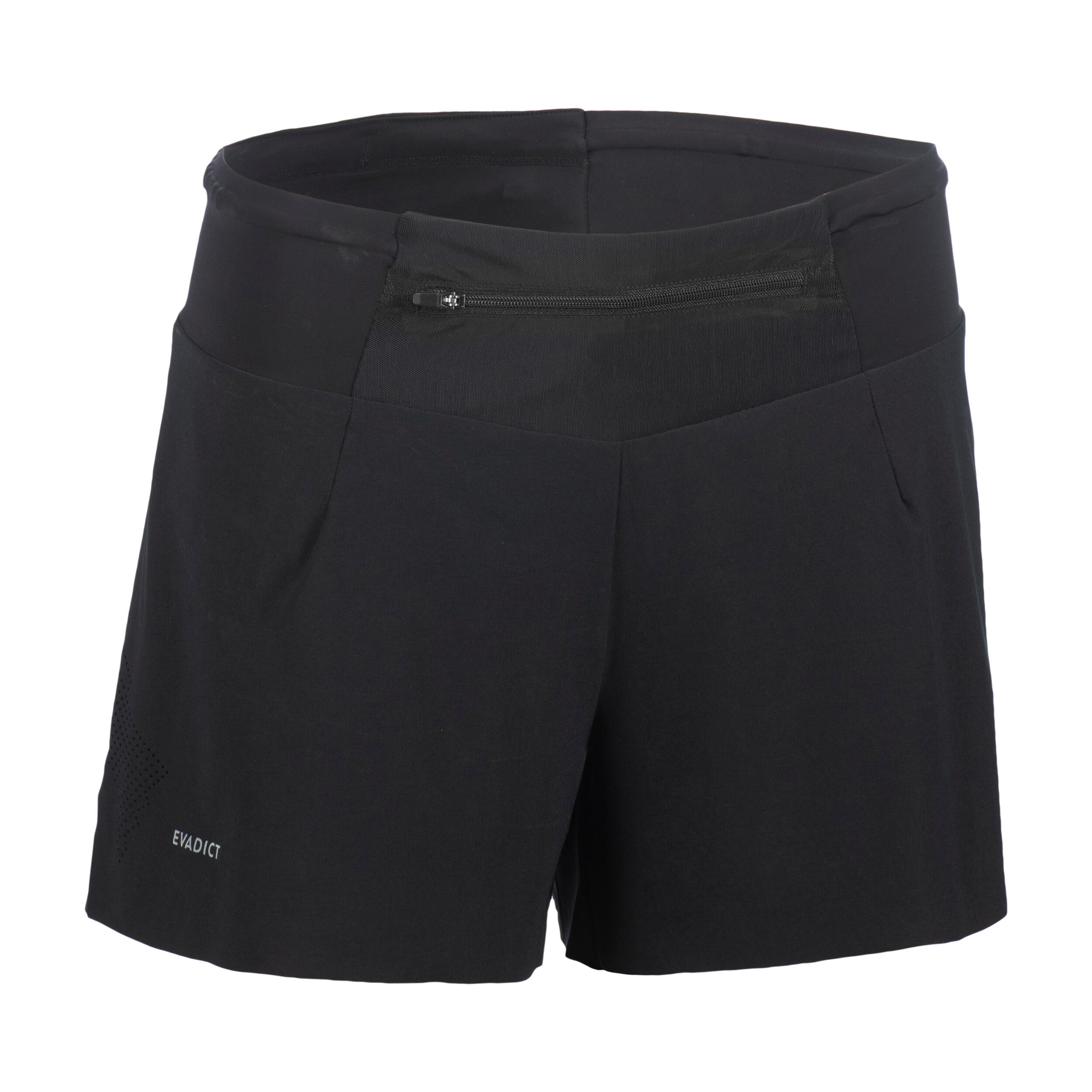 Pantaloncini trail donna PERF neri EVADICT | DECATHLON