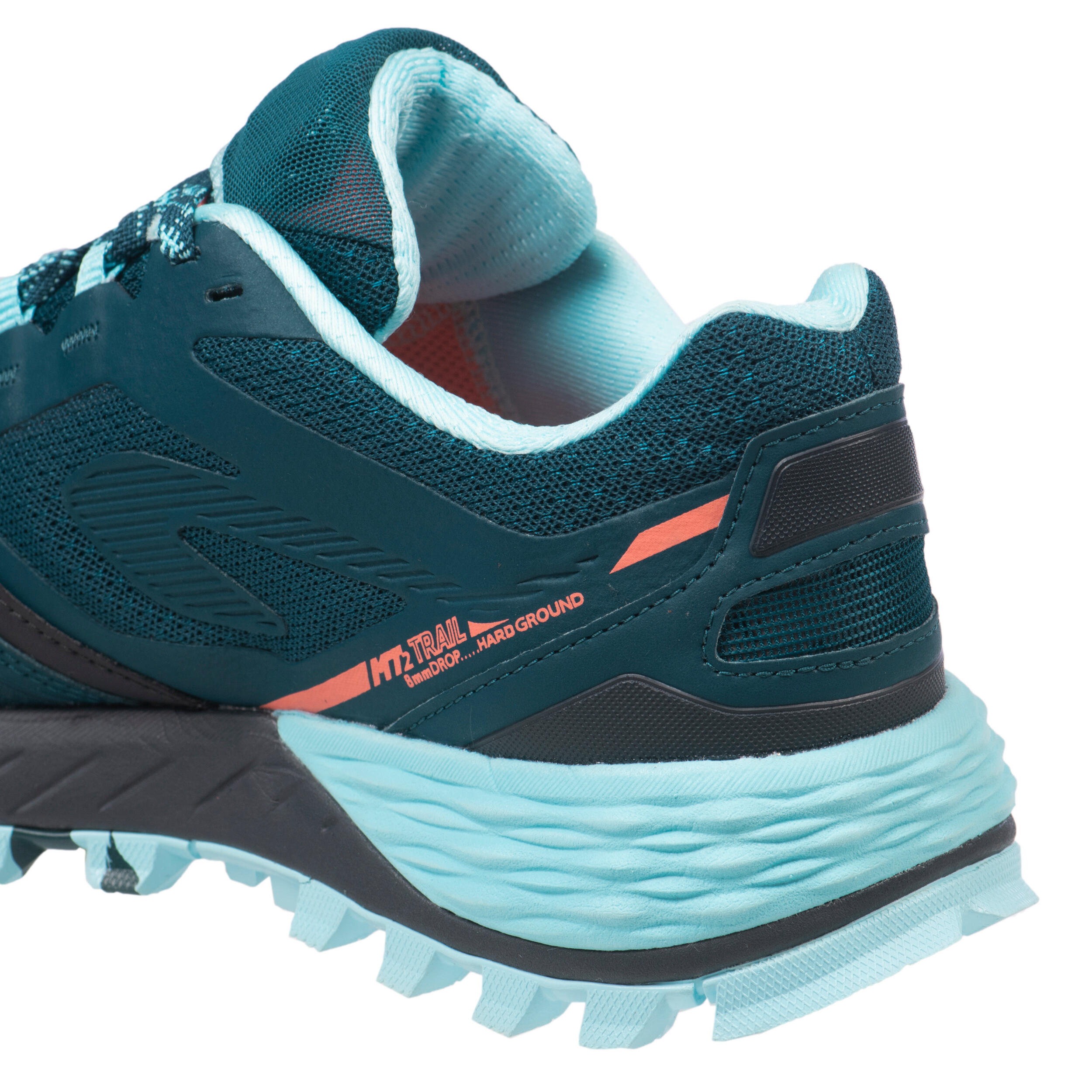 MT 2 Women's Trail Running Shoes - Dark Blue/Light Blue 7/8