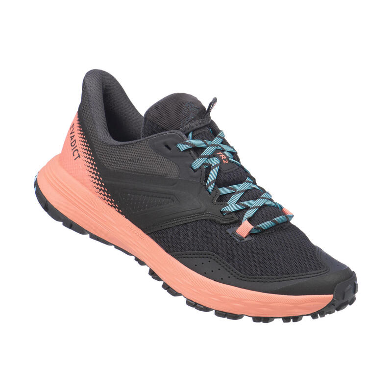 Dámské boty na trailový běh TR2 černo-růžovo-modré 