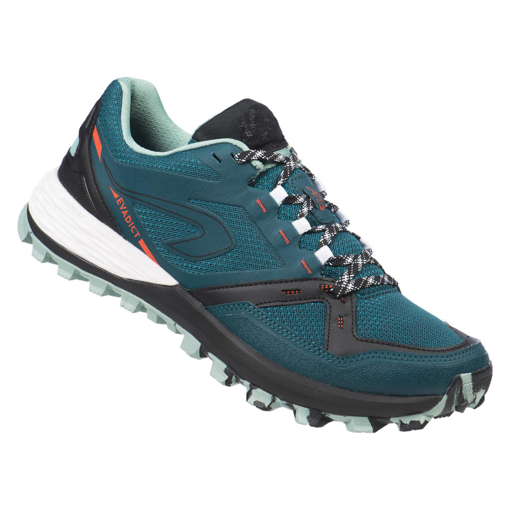 Laufschuhe Trail MT2 Herren blau/grün