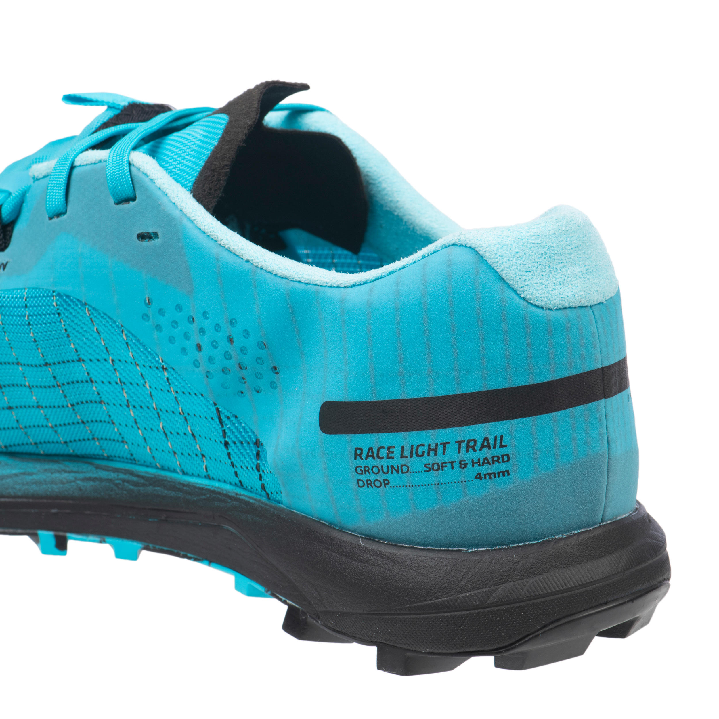 Race Light Men's Trail Running Shoes - sky blue and black 12/14